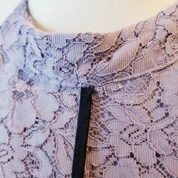 Forever 21 Cutout Back Lace Dress, Size L - Picture 14 of 15